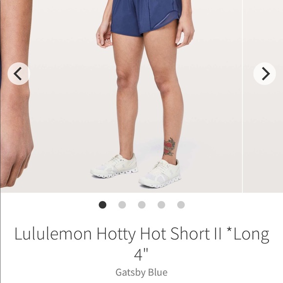 Lululemon size 6 hotty hot shorts - Picture 4 of 4